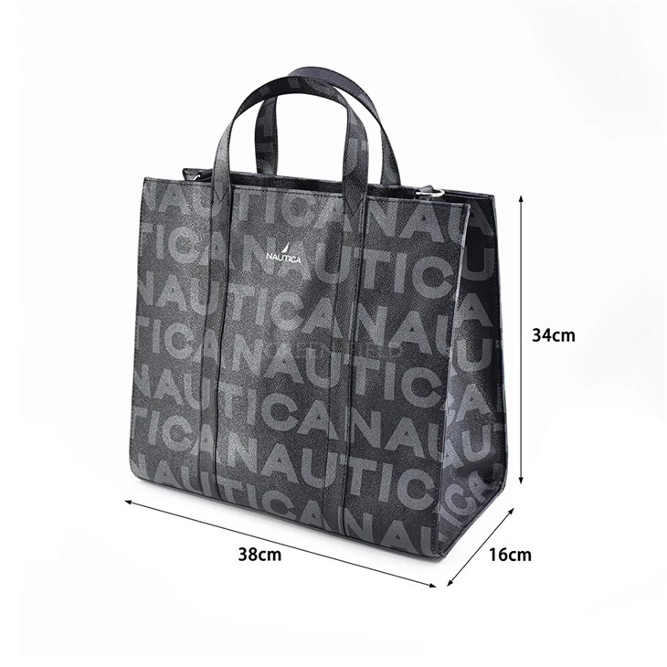 Luxury PU Tote Bag With Removable Shoulder Strap