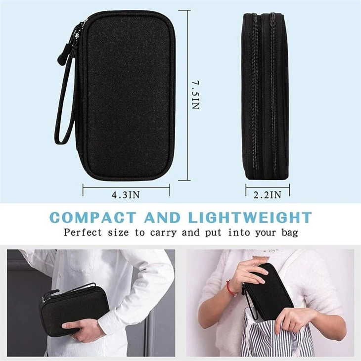 Custom Travel Cable Organizer Bag